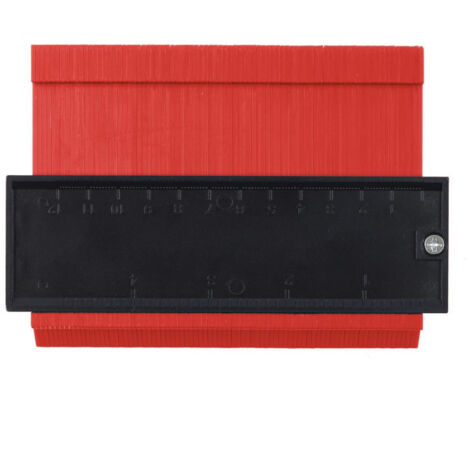 Copieur de Contour "Règle" 14cm Noir & Rouge (1/5)