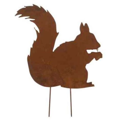 Patine Piquet De Jardin Feuille D'érable Cheval Avec Poulain Décoration