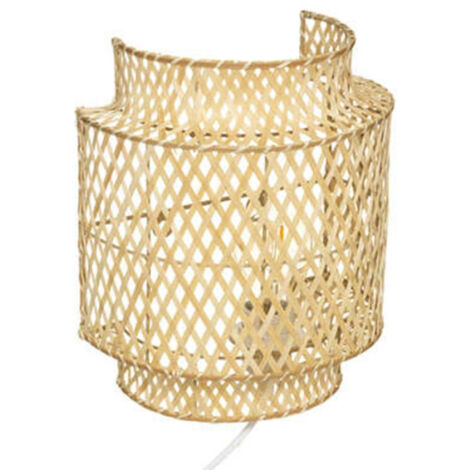 Applique Murale en Bambou "Liby" 28cm Naturel (1/3)