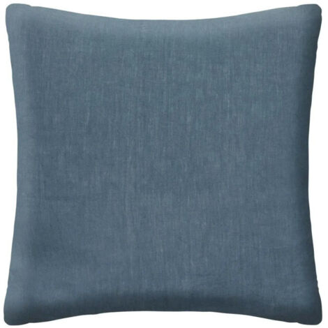 Taie d'Oreiller en Lin "Adorable" 65x65cm Bleu Canard (1/3)