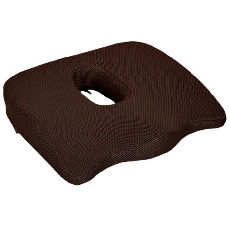 Coussin de Posture "Spécial Coccyx" 42cm Marron