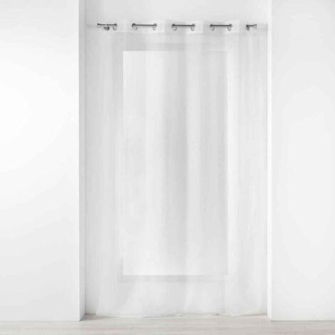 Rideau Voilage à Œillets "Voilizea" 140x240cm Blanc (1/5)