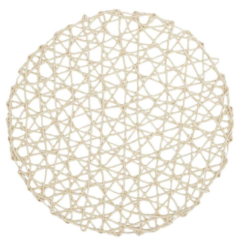 Set de Table Design "Ajouré" 38cm Beige
