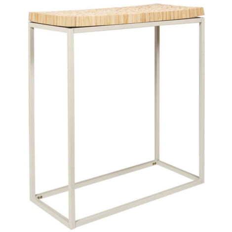 Console en Bois "Rondin" 84cm Naturel (1/5)
