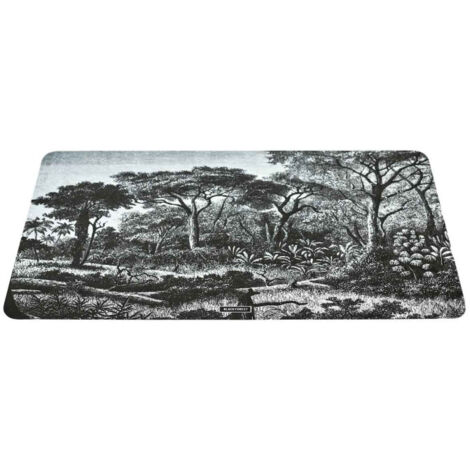 Lot de 4 Set de Table Déco "Black Forest" 30x40cm Noir