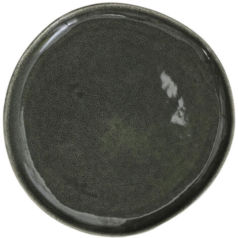 Lot de 6 Assiettes Plates "Black Forest" 27cm Vert (1/3)