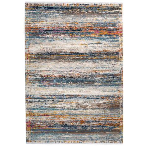 Tapis à Rayures Colorées "Anouk" Multicolore 120 x 170 cm (1/4)