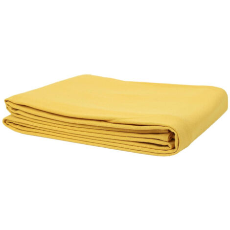 Nappe Rectangulaire En Coton Et Lin Jaune élégante Pour Cuisine, Salle à Manger, Décoration De Table Pour Mariage, Banquet, Restaurant, Fête, 140 X 86 Cm