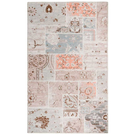 Tapis Tissé Imprimé Vintage "Peron II" Multicolore 80 x 150 cm (1/4)