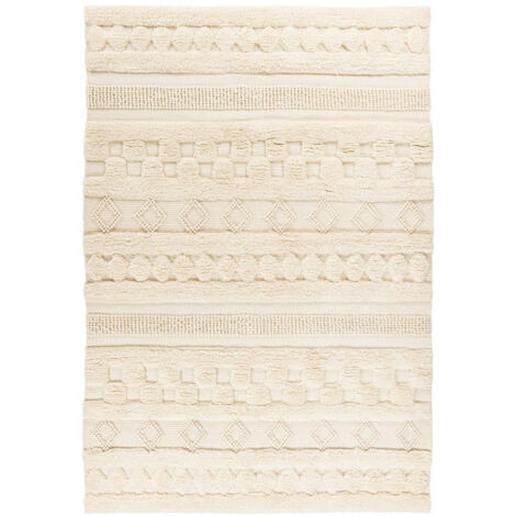 Tapis Bohème Fait à la Main "Bohist" Naturel 160 x 230 cm (1/4)