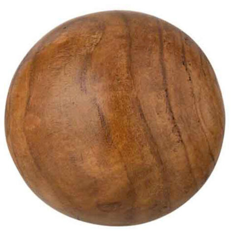Balle Déco "Wood Paulownia" 15cm Marron (1/2)