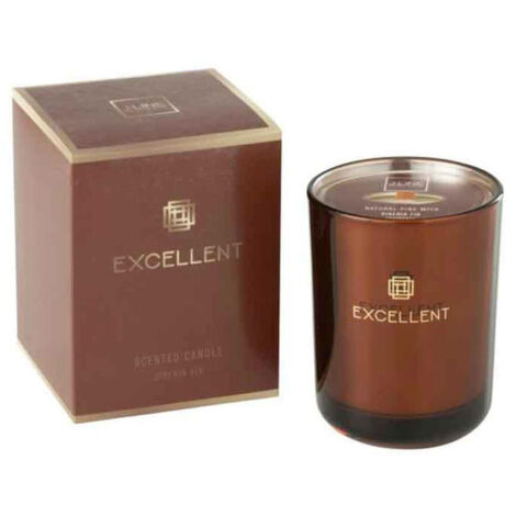 Bougie Parfumée "Excellent" 12cm Siberia Fir Marron (1/3)