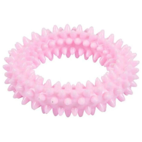Jouet Anneau pour Chien & Chat "Puppy" 8cm Rose (1/5)