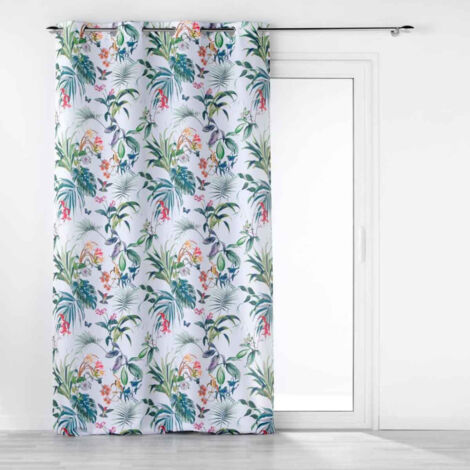 Rideau à Œillets "Féerie" 140x260cm Blanc (1/3)
