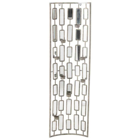 Photophore avec Miroirs "Comenza" 122cm Gris (1/4)