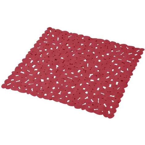 Fond de Douche Galets "Vitamine" 52x52cm Framboise (1/2)