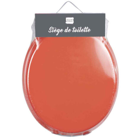 Abattant De WC Forme Universelle Personnalisé En Bois Revêtu De Résine Polyester Couleur Au Choix (rose éblouissant