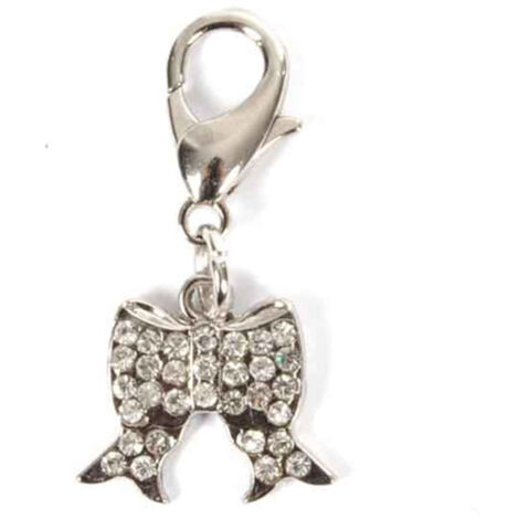 92.5 Pendentifs en forme de cœur Clous en argent sterling avec pierres de zircone cubiques