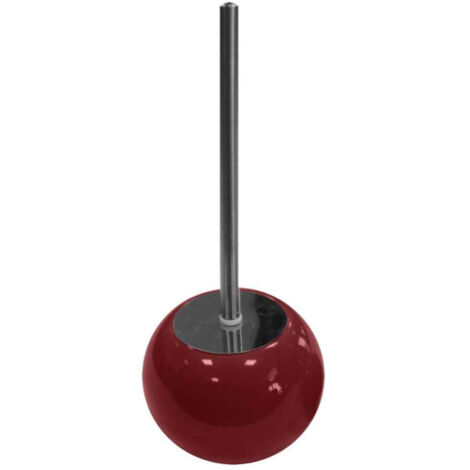 Brosse WC Design "Bullea" 37cm Framboise (1/4)