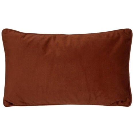 Coussin Déhoussable "Lilou" 50x30cm Terracotta