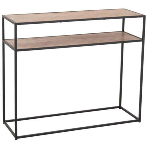 Console Design "Miraza" 100cm Naturel & Noir (1/5)