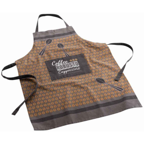 Tablier de Cuisine "Cappuccino" 84cm Marron (1/3)