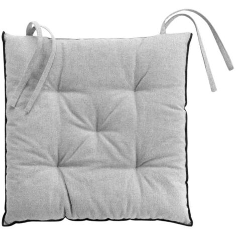 Galette de chaise 40x40cm rose/o