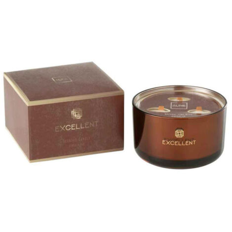 Bougie Parfumée "Excellent" 13cm Siberia Fir Marron (1/3)