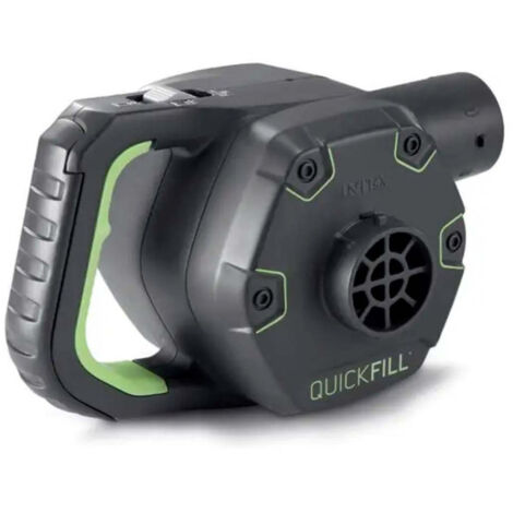 Gonfleur Électrique "Rechargeable" 19cm Gris Foncé