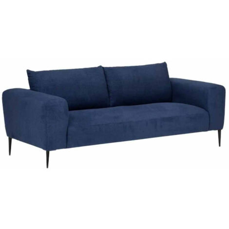 Canapé 3 Places Design "Moira" 220cm Bleu