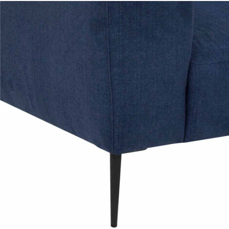 Canapé 3 Places Design "Moira" 220cm Bleu