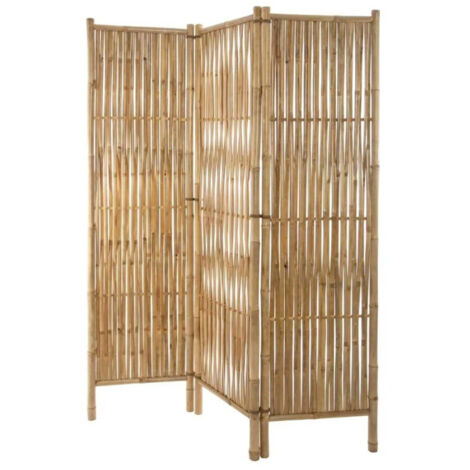 Atmosphera – Paravent en bambou 170cm – Structure rectangulaire – Style bohème – Solution élégante pour délimiter les espaces intérieurs