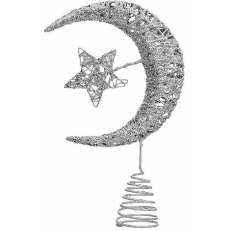 Paris Prix - Cimier Lune randonnée Des Cimes 25cm Argent