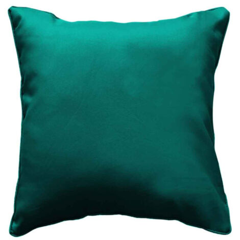 Coussin Carré Déco "Essentiel" 60x60cm Émeraude (1/4)