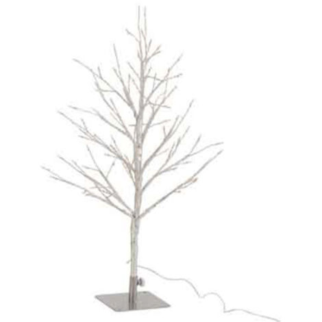 Arbre Déco Led en Métal "Dénudé" 60cm Argent (1/3)