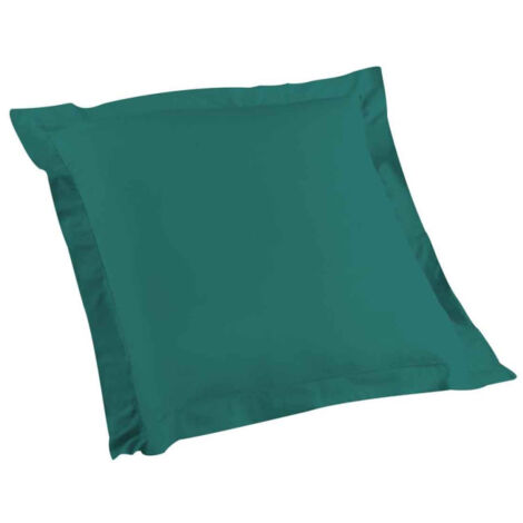 Taie d'Oreiller en Coton Bio "Biolina" 63x63cm Émeraude (1/3)