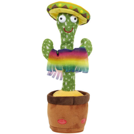 Peluche Déco "Cactus Musical Dansant" 31cm Vert (1/4)