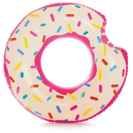 Bouée Gonflable "Donut Croqué" 107cm Multicolore (1/2)