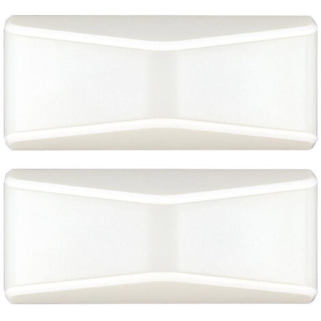 Lot de 2 Lampes Led "Détecteur Luminosité" 7cm Blanc (1/5)