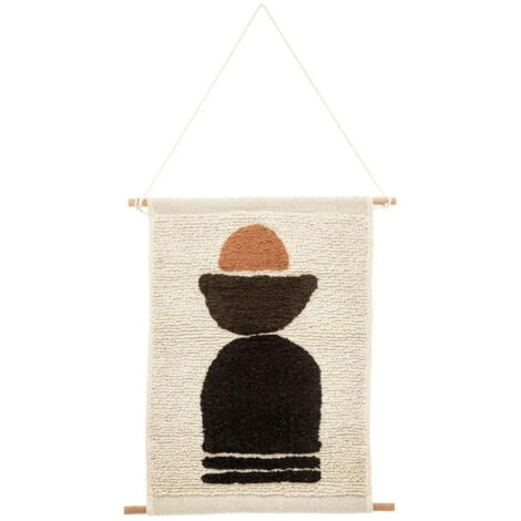 Décoration Murale en Tissu "Origines" 60cm Naturel