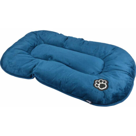 Coussin pour Chien & Chat "Patchy" 117cm Émeraude & Charbon (1/4)