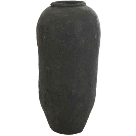 Vase Design "Papier Mâché" 99cm Noir (1/2)