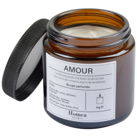 Bougie Verrine Parfumée "Apothicaire" 90g Amour (1/3)