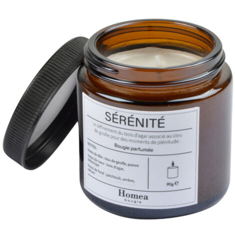 Bougie Verrine Parfumée "Apothicaire" 90g Sérénité (1/3)