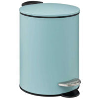 Poubelle à Pédale "Softclose" 3L Bleu Arctique