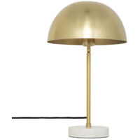 Lampe à Poser Champignon "Lilio" 46cm Or