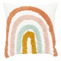 Coussin Enfant Arc-en-Ciel 38x38cm Multicolore