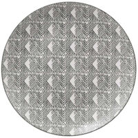 Lot de 6 Assiettes Plates "Bohemia Etnic" 26cm Noir