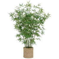 Bambou Artificiel en Pot "Ly" 150cm Vert
