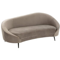 Canapé Design 3 Places "Elisabeth" 182cm Gris